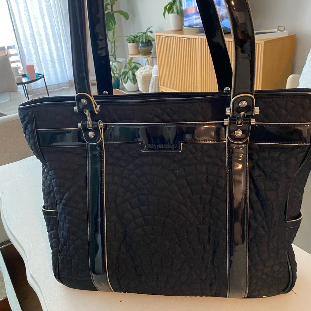 Vera Bradley Black Tote Bag